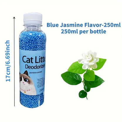 Cat Litter Deodorant Beads 6 Flavors Aromatic Odor Absorbing Deodorizer for Cat Litter Box Pet Cleaning Supplies