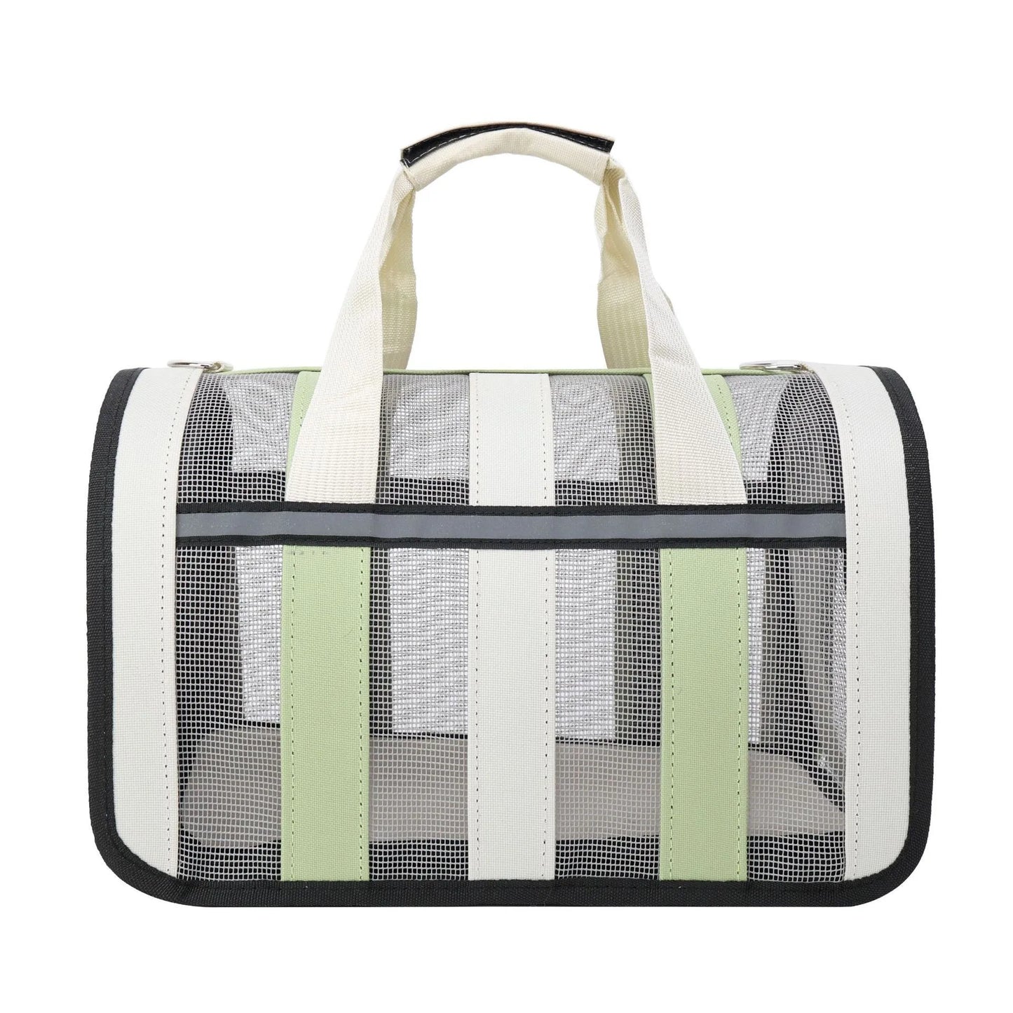 Breathable cat outing bag Pet dog Summer cross outdoor travel portable collapsible small and medium cat   cage mesh