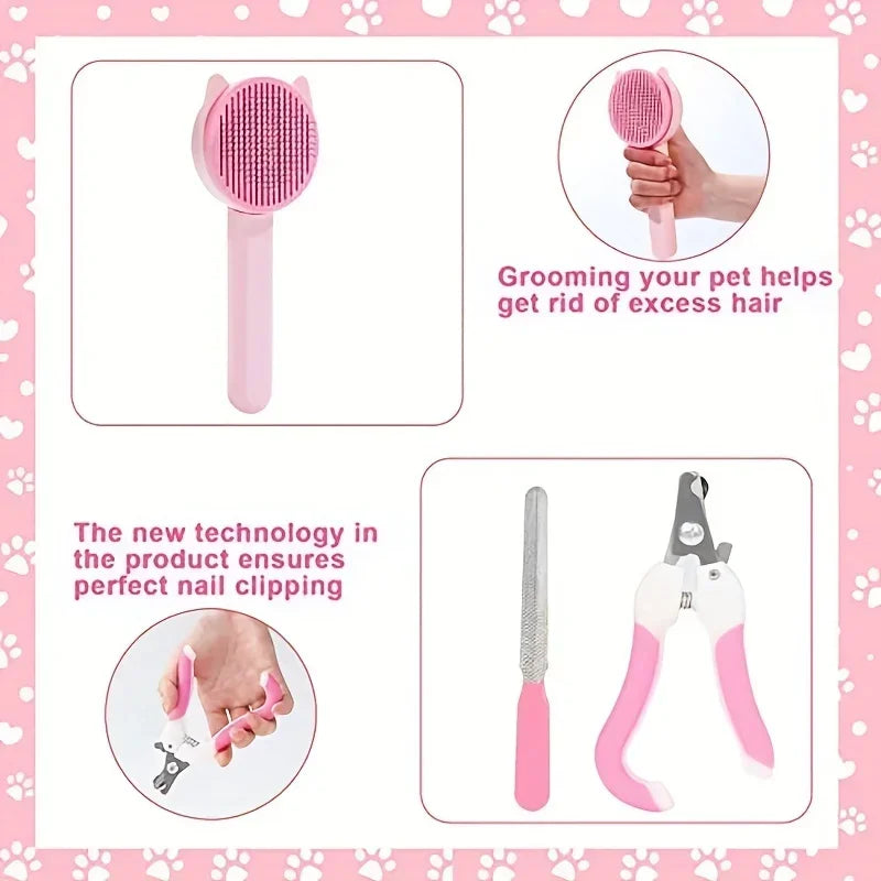 Comprehensive Pet Grooming and Nail Care Kit