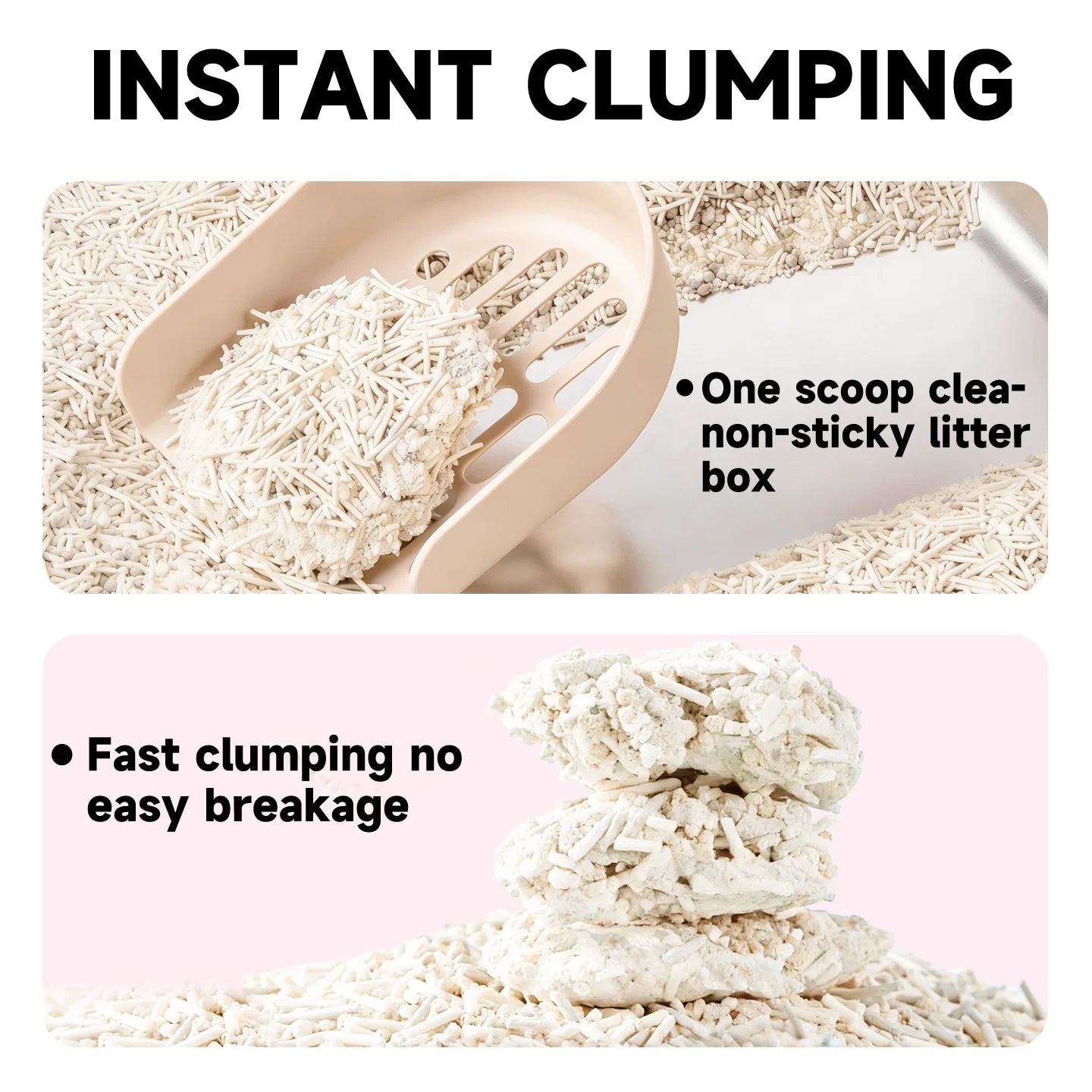 Tofu & Clay Blended Cat Litter | 2.4 kg | Fast Clumping, Deep Odor Control
