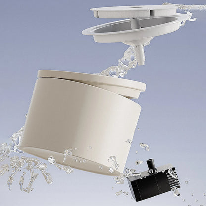 Automatic Cat Water Dispenser with цирculation Flow System and Premium Ceramic Drinking Bowl for Cats
