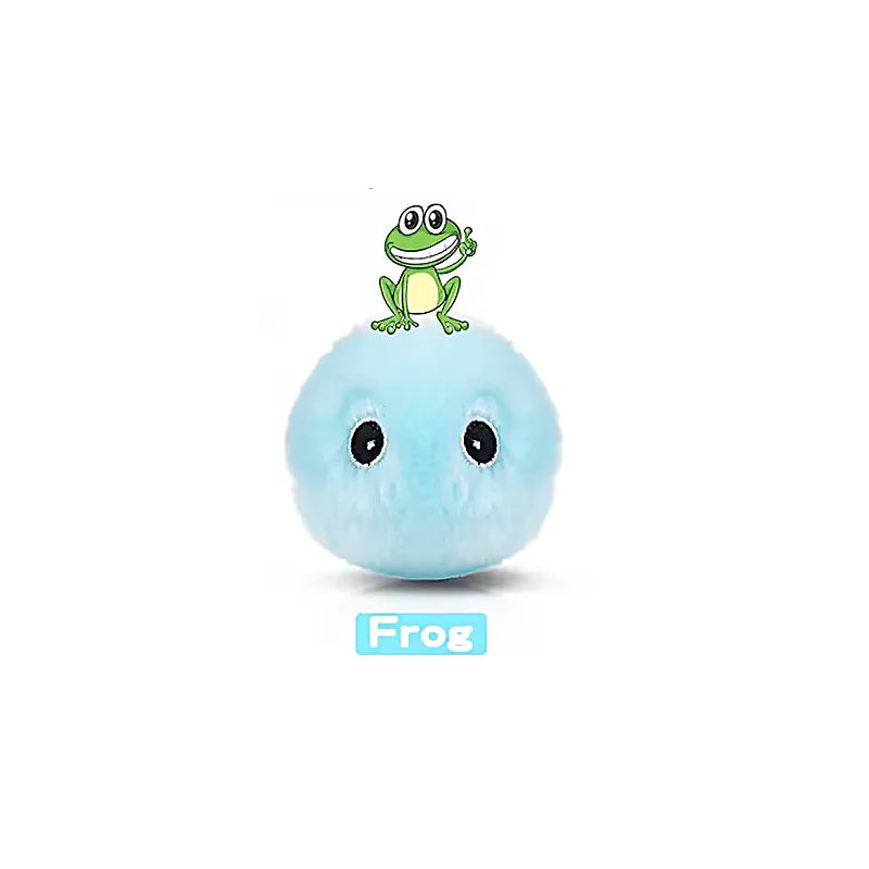 1/3PC Interactive Ball Smart Cat Toy Plush Electric Training Toy Kitten Touch Sounding Pet Product Squeak Toy Ball Chipring Ball