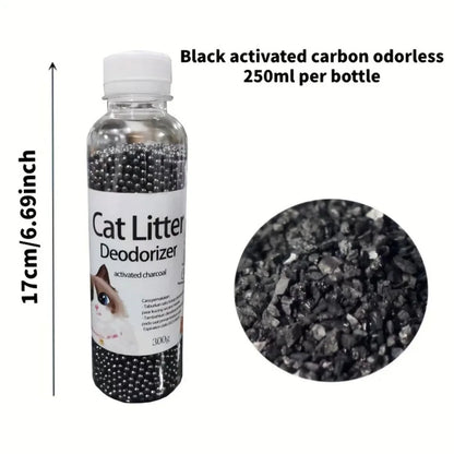 Cat Litter Deodorant Beads 6 Flavors Aromatic Odor Absorbing Deodorizer for Cat Litter Box Pet Cleaning Supplies