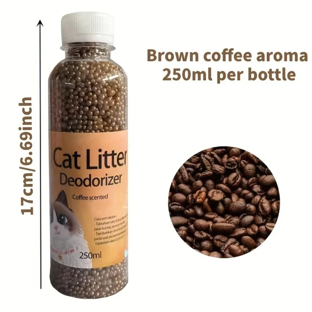 Cat Litter Deodorant Beads 6 Flavors Aromatic Odor Absorbing Deodorizer for Cat Litter Box Pet Cleaning Supplies