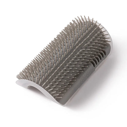 Self Grooming Brush for Cats Wall Corner Dog Massage Comb Catnip Enhanced Tickling Brush Pet Grooming Tool for Feline Self-Care