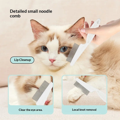 3-in-1 Pet Grooming Set, Deshedding Slicker Brush and Nail Clipper Kit for Dog Cat Fur Cleaning